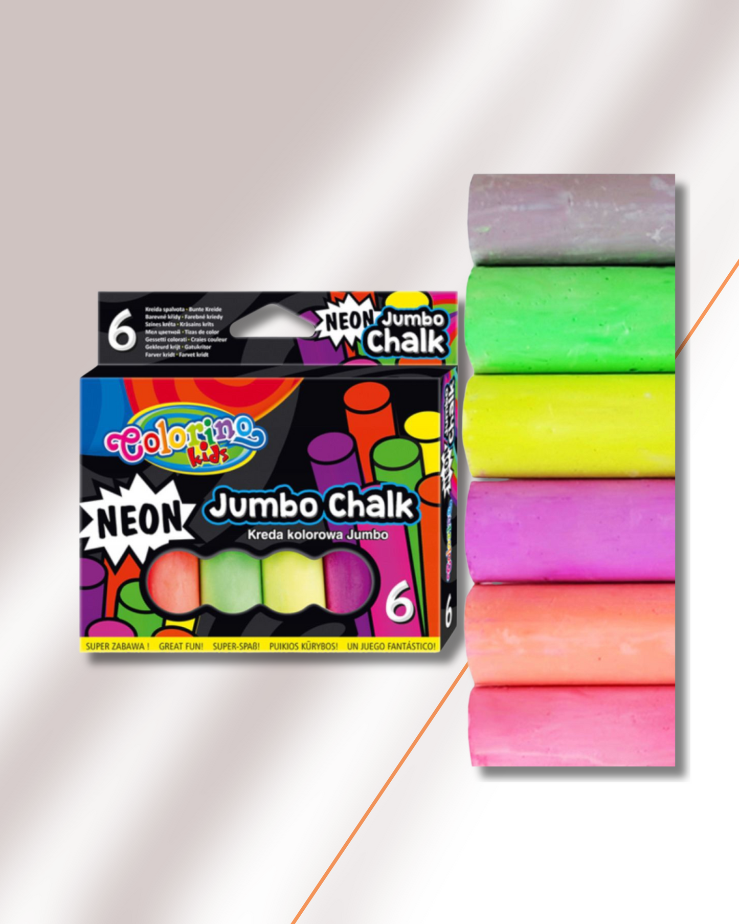 Coloring Kids Neon- Jumbo Chalk