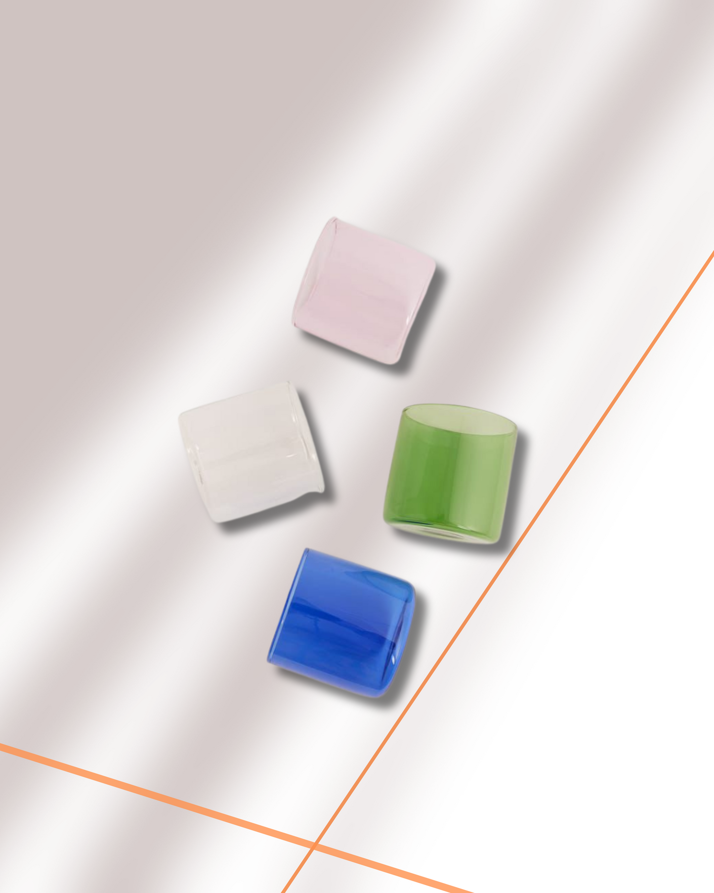 NA-KD Colored glass 4pack