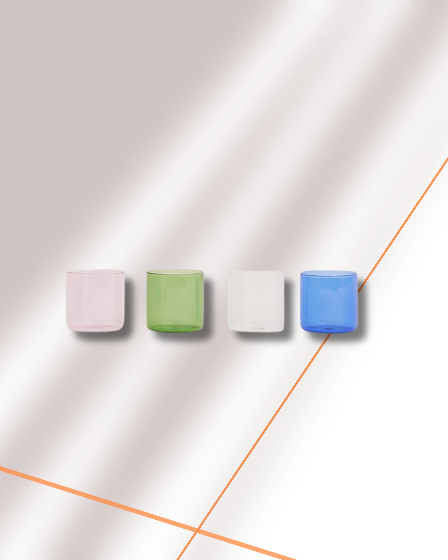 NA-KD Colored glass 4pack
