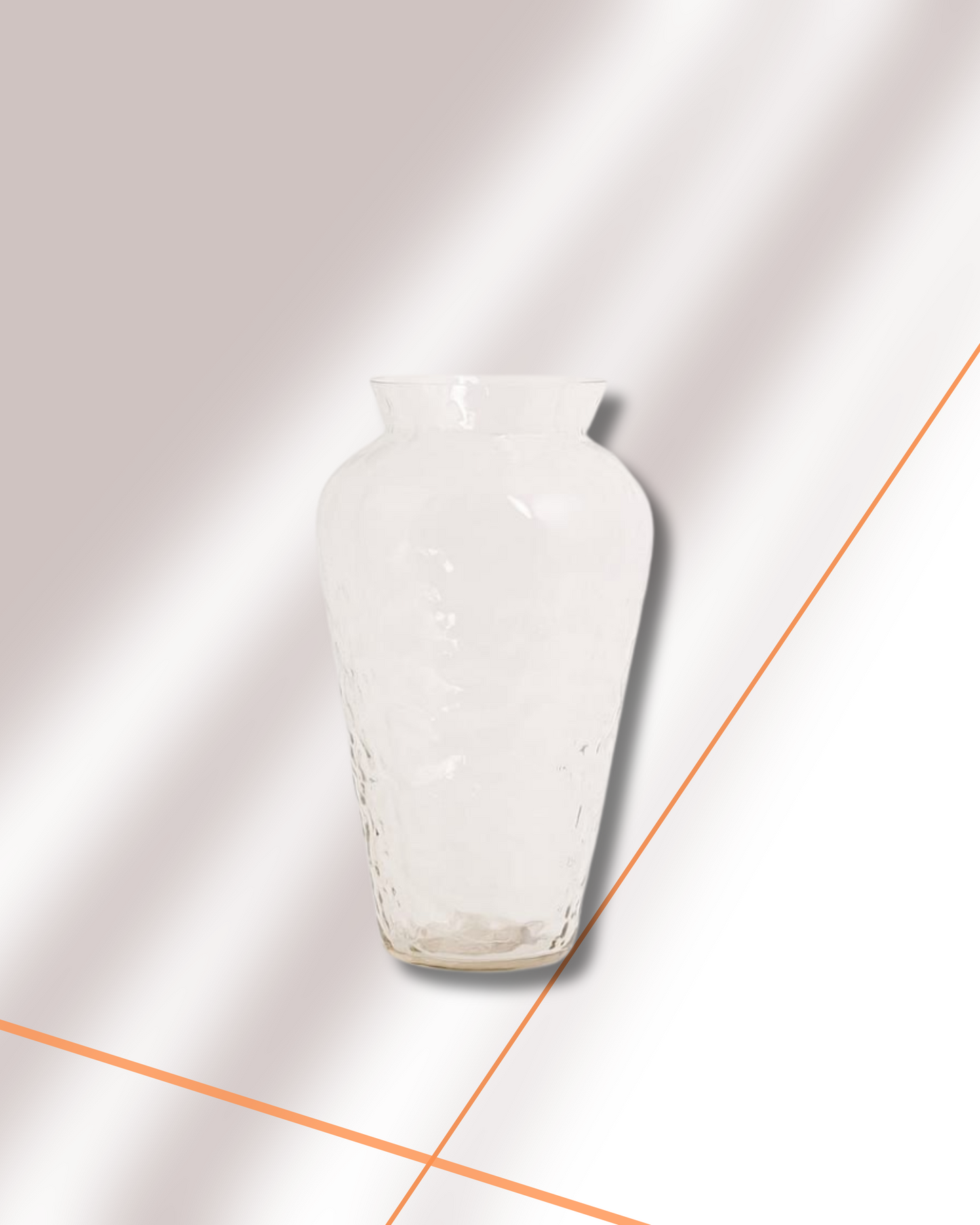 NA-KD hammered glass vase