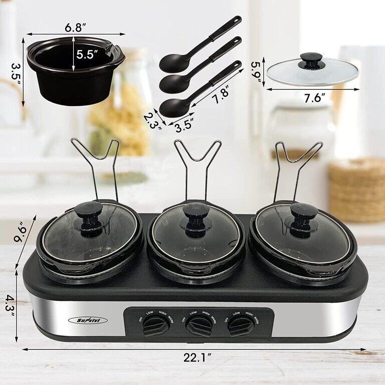 Triple Slow Cooker