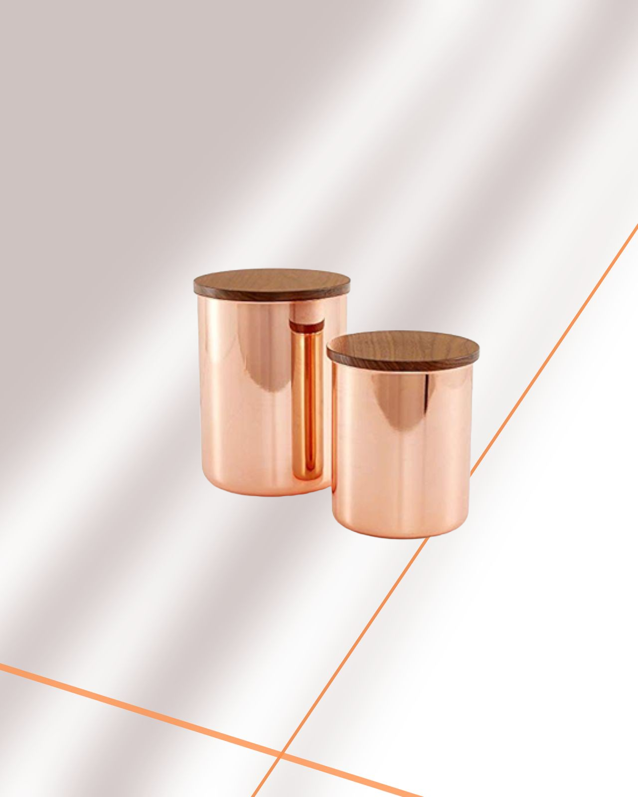 Copper plated canisters